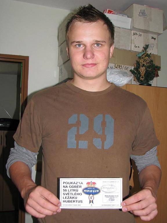 Martin Bohatec z vítězné třídy C4C kutnohorského gymnázia.
