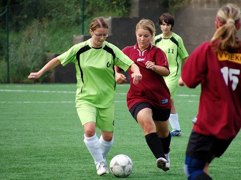 Ženský fotbal - příprava: Kutná Hora - Hradišťko, 8. srpna 2010.