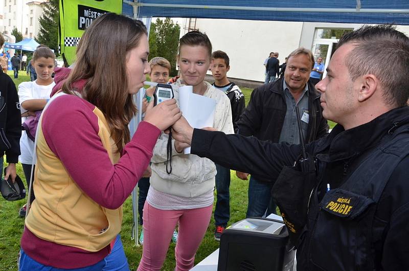 Žáci základních škol se sjeli na Dopravní den v Čáslavi