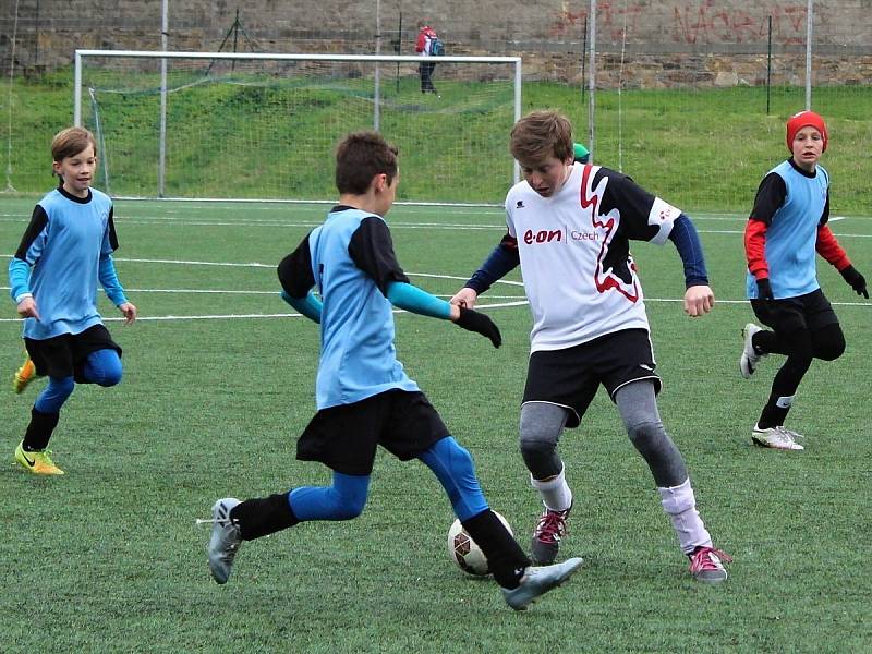 Okresní přebor mladších žáků, středa 19. dubna 2017: FK Čáslav E - FK Čáslav F 12:3.