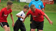 První finále okresního přeboru mladších žáků, neděle 4. června 2017: Sokol Družba Suchdol - FK Čáslav E 1:7.