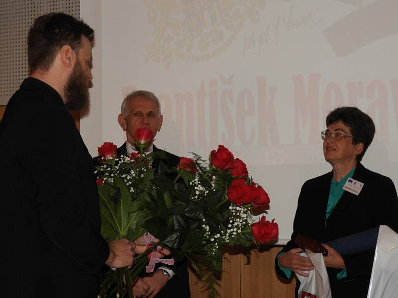 Filip Velímský, starosta Čáslavi Vlastislav Málek, Anita Moravec Gard na kolokviu v Čáslavi.