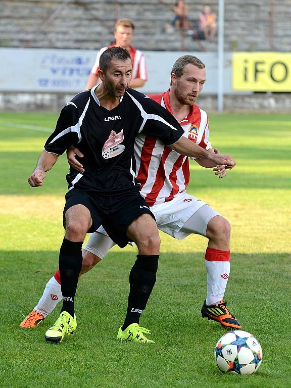 1. kolo Divize C: Kutná Hora - Jaroměř 3:1, 9. srpna 2015.