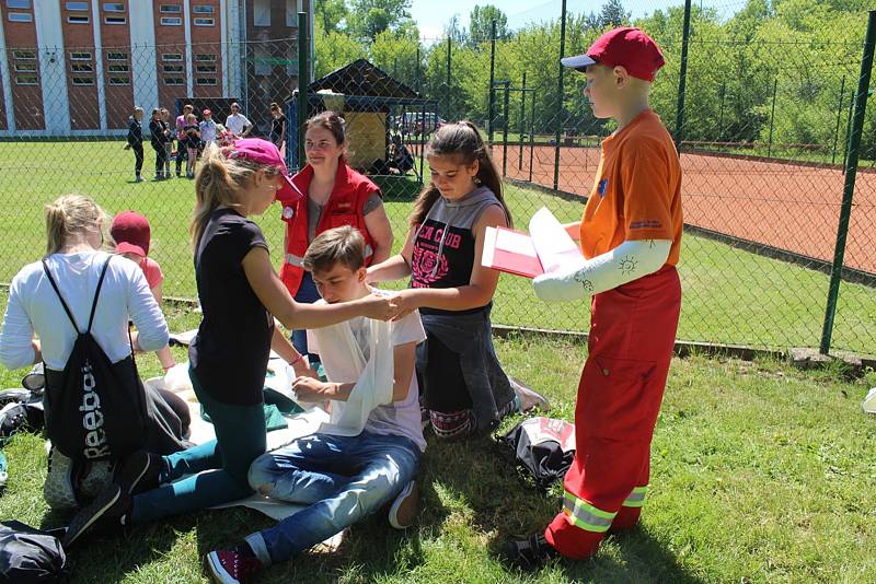 V Kutné Hoře se konalo krajské kolo soutěže Mladý záchranář.