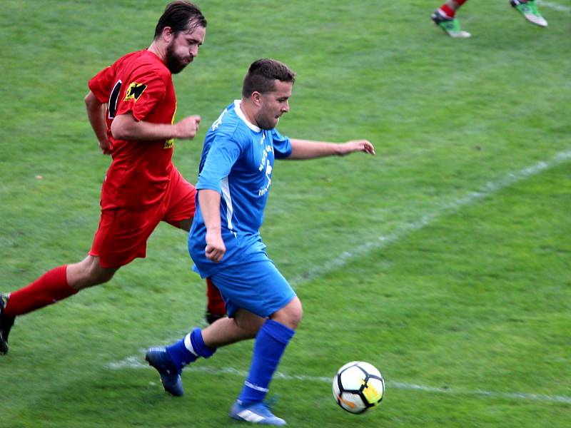 Fotbalová III. třída: TJ Sokol Paběnice B - TJ Sokol Červené Janovice 2:0 (1:0).