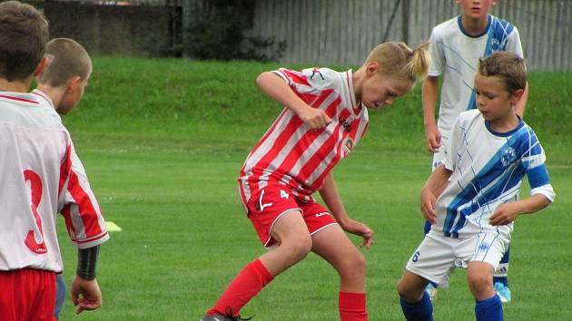 Okresní přebor starších přípravek, sobota 2. září 2017, turnaj ve Vrdech: FK Čáslav B - Sparta Kutná Hora A 2:5.