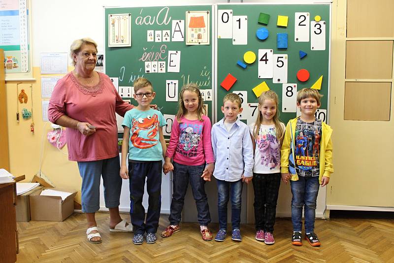 Základní škola Chotusice s třídní učitelkou s Dagmar Václavkovou.