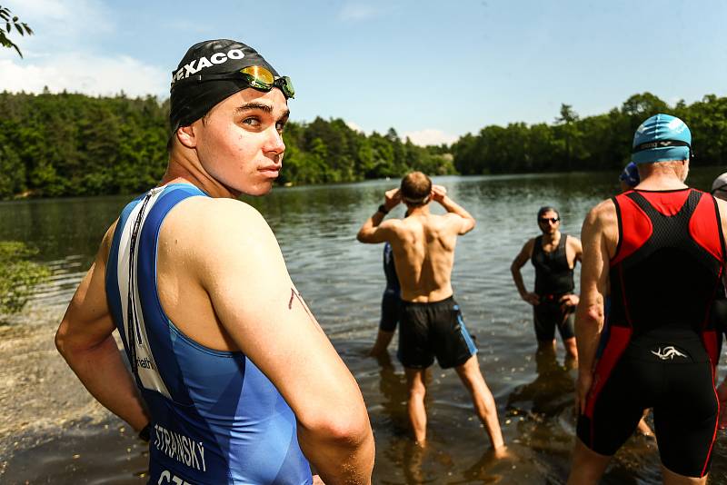 Z 12. ročníku terénního triatlonu 'Welas Triatlák' u Velkého rybníka.