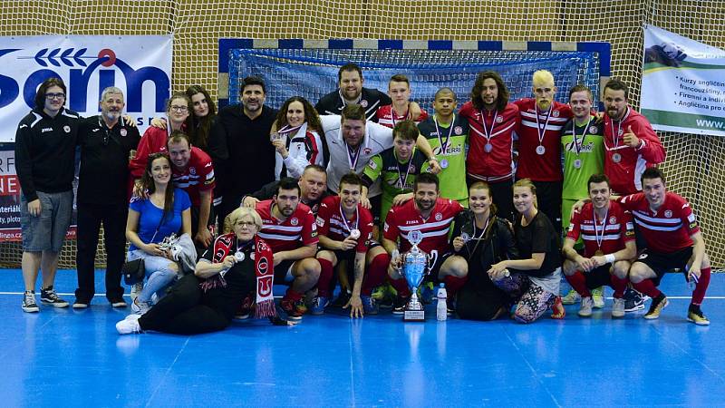 III. zápas finále play off CHANCE futsal ligy: FK ERA-PACK Chrudim - FC Benago Zruč n. S. 7:5 (5:2), 29. května 2016.