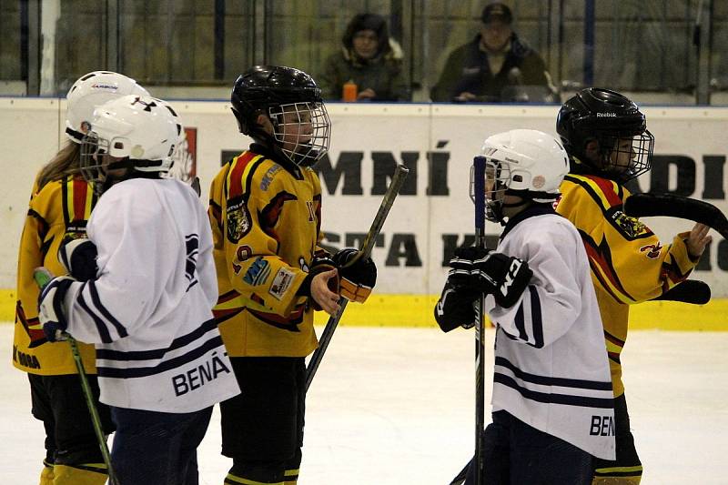 Hokejové mistrovské utkání krajské ligy mladších žáků: SK Sršni Kutná Hora - HC Benátky nad Jizerou 2:5 (1:1, 1:2, 0:2).