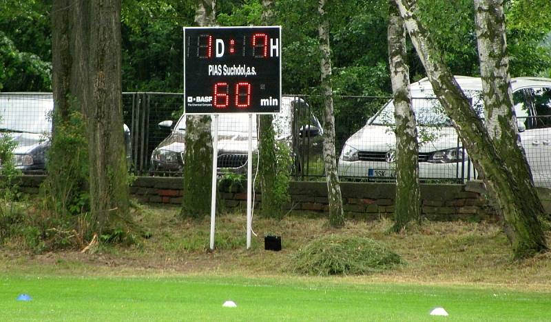 První finále okresního přeboru mladších žáků, neděle 4. června 2017: Sokol Družba Suchdol - FK Čáslav E 1:7.