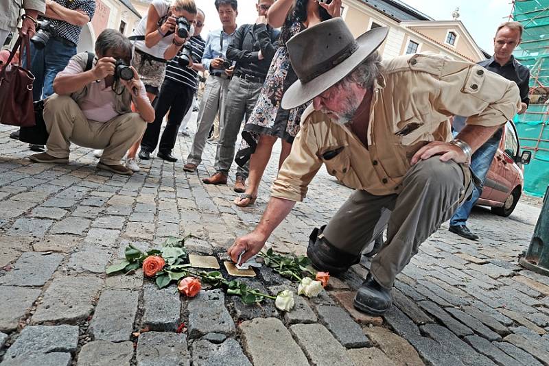 Stolpersteiny v Kutné Hoře.