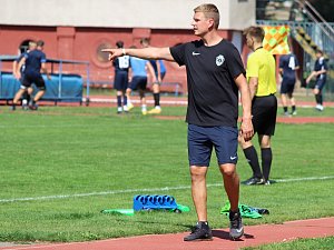 Čáslavský trenér Petr Janda.