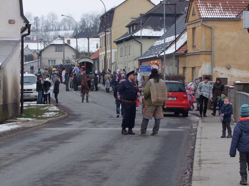 V Malešově se konal tradiční masopust