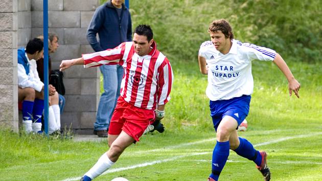 Z utkání I. B třídy Tupadly - Lysá n. L. 1:3, neděle 31. května 2009