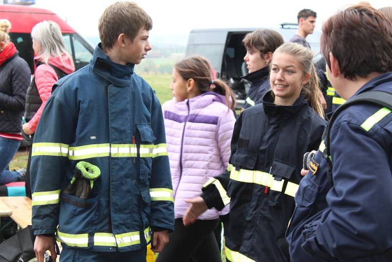 Závody hasičů v běhu na rozhlednu Vysoká