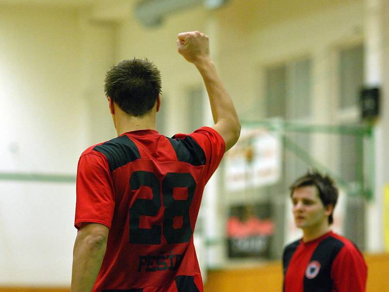 Z utkání 20. kola 1. futsalové ligy mezi Benagem a Torf Pardubice.