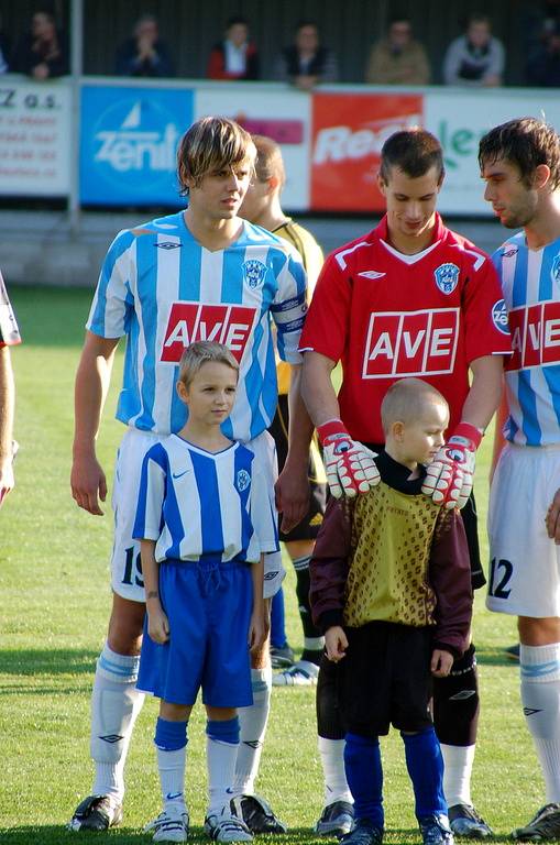 Z utkání II. ligy Zenit Čáslav - Hradec Králové.