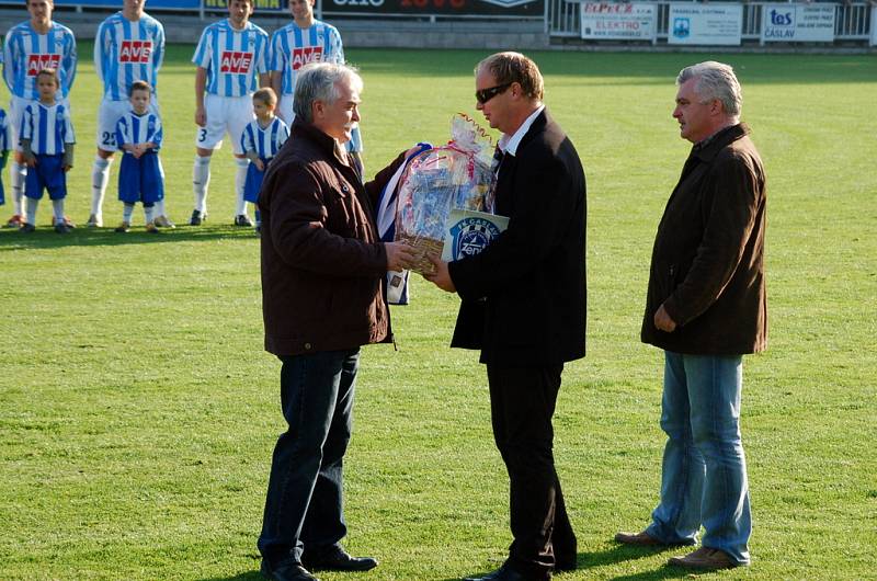 Z utkání II. ligy Zenit Čáslav - Hradec Králové.