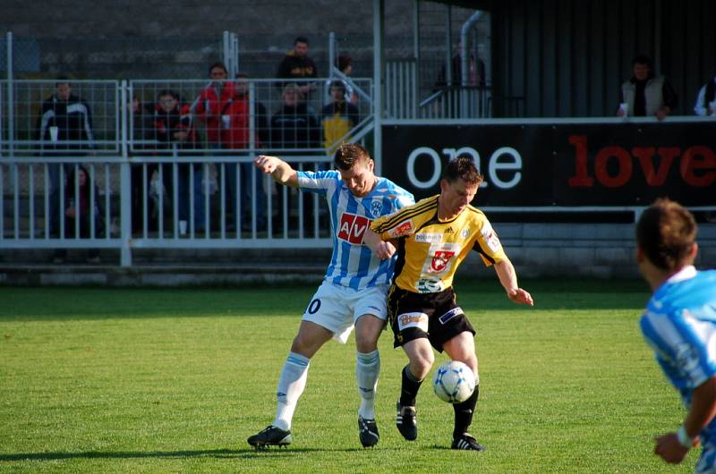 Z utkání II. ligy Zenit Čáslav - Hradec Králové.