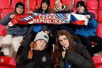 Z fotbalového utkání ženské Ligy národů UEFA B Česká republika - Slovinsko 4:0 (2:0) v CFIG Areně v Pardubicích.