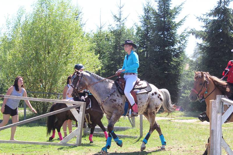 Sportovní den s koňmi na ranči Dalu v Kozohlodech