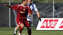 Z utkání II. ligy Čáslav - Sparta Praha B 2:1, neděle 31. srpna 2008