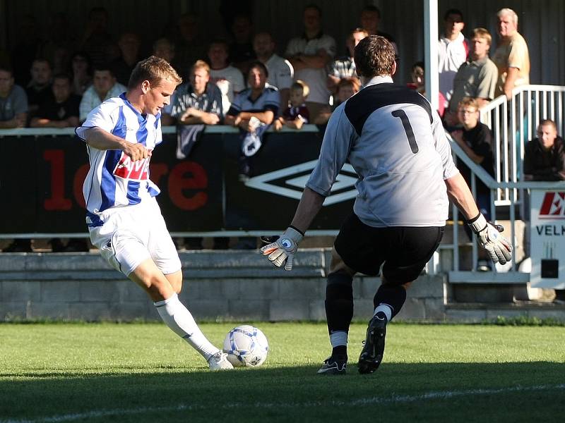 Z utkání II. ligy Čáslav - Sparta Praha B 2:1, neděle 31. srpna 2008