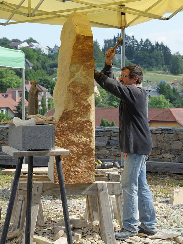 10. ročník kamenosochařského sympozia Kámen a život ve Zbraslavicích