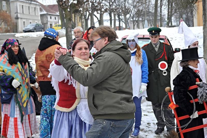 V Malešově se konal tradiční masopust