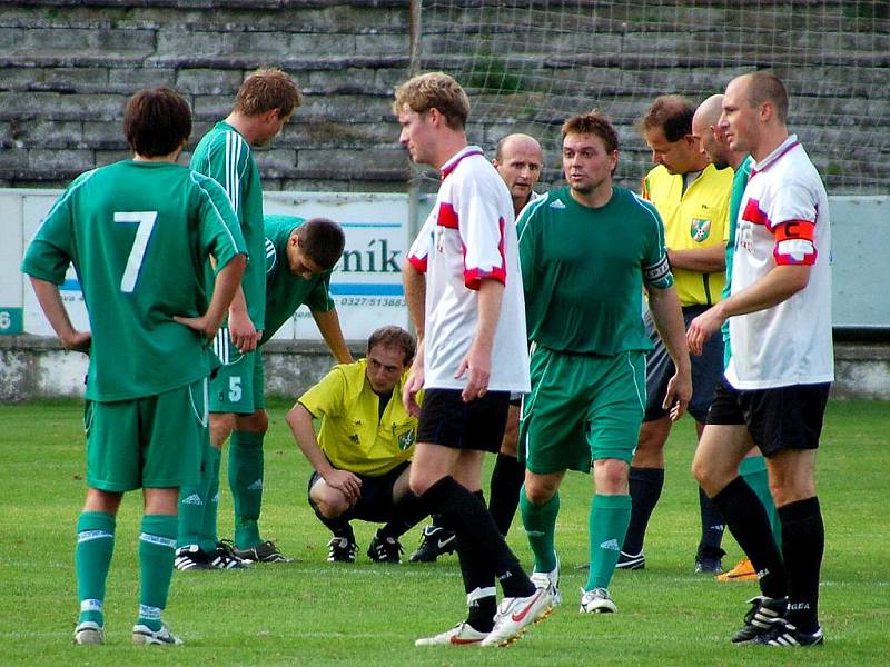 5. kolo krajského přeboru: Kutná Hora - Tatran Rakovník, 5. září 2010.