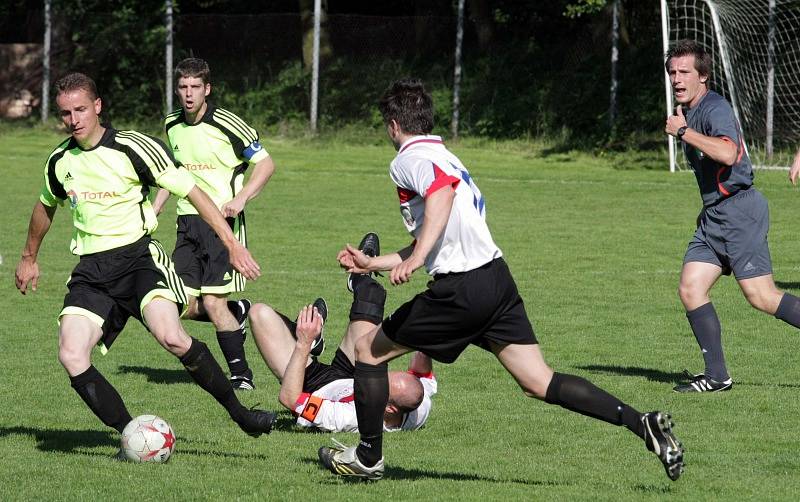 Z utkání I. A třídy Kouřim - K. Hora 2:3, neděle 17. května 2009