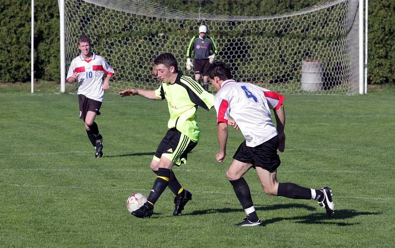 Z utkání I. A třídy Kouřim - K. Hora 2:3, neděle 17. května 2009