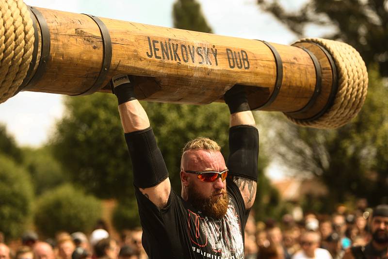 Strongman závody v Golčově Jeníkově v neděli 24. července 2021.