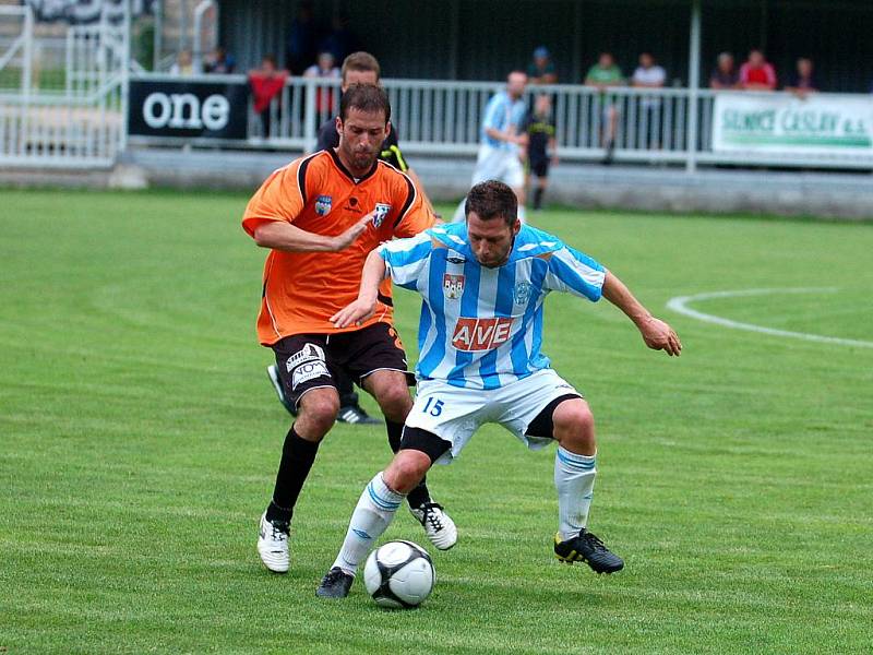 30. kolo II. ligy: Čáslav - Vlašim 2:1, 11. června 2011.