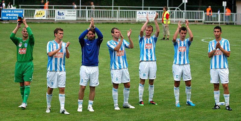 30. kolo II. ligy: Čáslav - Vlašim 2:1, 11. června 2011.