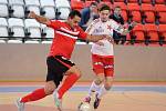 13. kolo CHANCE futsal ligy 2016/17: Slavia Praha - Benago Zruč n. S. 4:7, 7. ledna 2017.