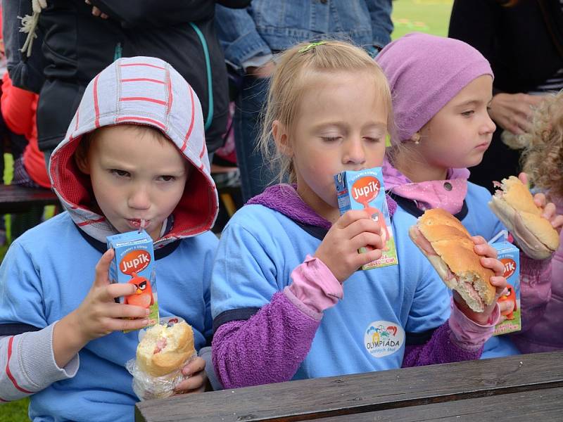 Sportovní klání mateřinek ve Zbraslavicích