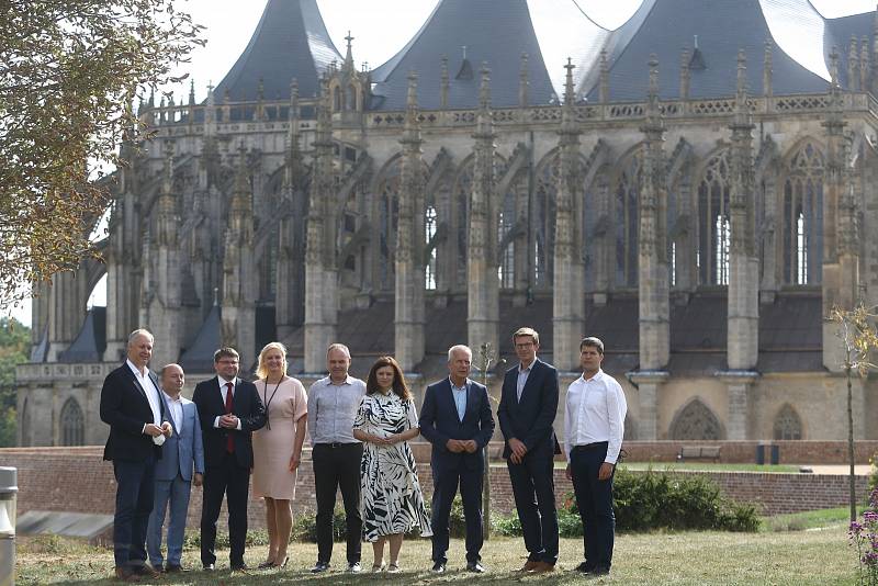 Z předvolební debaty pozvaných kandidátů na středočeského hejtmana v Kutné Hoře.