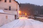 Sníh na Kutnohorsku. Začátek ledna 2016.