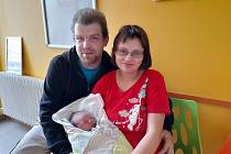David Zimmermann přišel na svět 1. října 2021 ve 2.38 hodin v čáslavské porodnici. Vážil 3700 gramů a měřil 52 centimetrů. Doma ve Žlebech se z něj těší maminka Iveta a tatínek Jan.