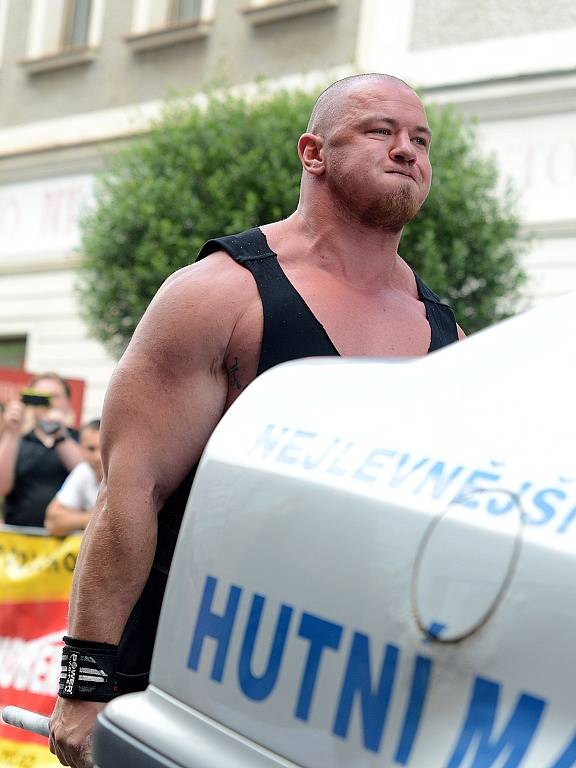 Závody strongman profi 2016 v Kutné Hoře, 18. června 2016.