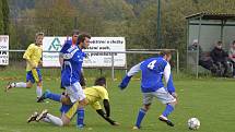 Utkání 7. kola okresního fotbalového přeboru: Zbraslavice - Sázava B 2:3.