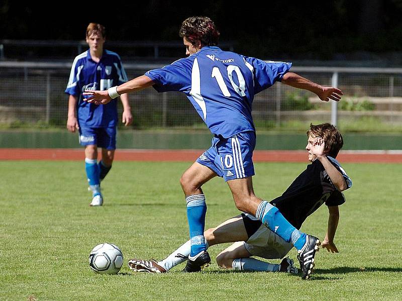 Fotbal: Zenit Čáslav - Dvůr Králové, starší dorost, 21. srpna 2010