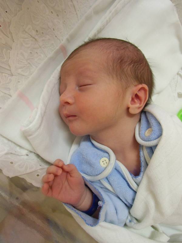 Petr Váša se narodil 30. prosince v Čáslavi. Vážil 2960 gramů a měřil 51 centimetrů. Doma v Licoměřicích ho přivítali maminka Martina a tatínek Petr.   