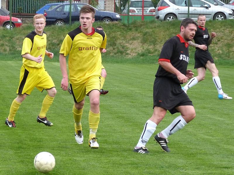 19. kolo okresního přeboru: Kácov - Zbýšov 6:1, 27. dubna 2013.