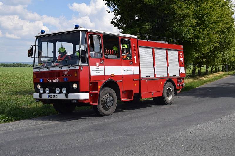 Společné cvičení složek IZS při hromadné nehodě.