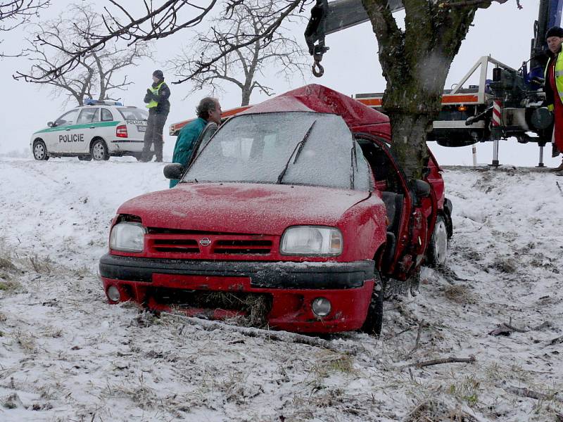 Dopravní nehoda u Malešova