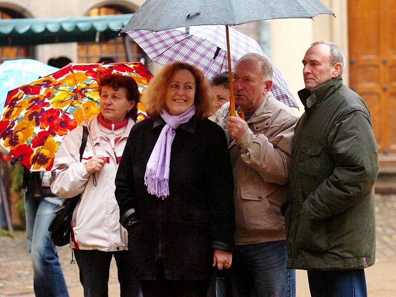 Vystoupení souboru Gaudeamus ve Vlašském dvoře