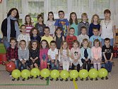 Děti v Mateřské škole v Malešově: třída starších dětí - Housenky.